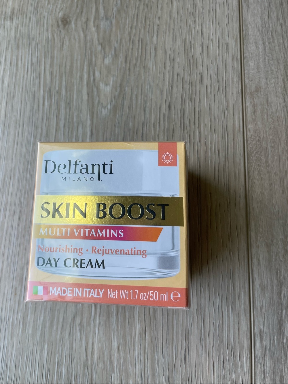 Delfanti Milano 1.7 fl oz Skin Boost Multivitamins Day Cream New In Box Sealed